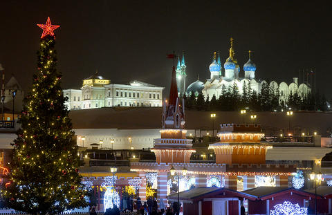 Предновогодние дни в г. Москве