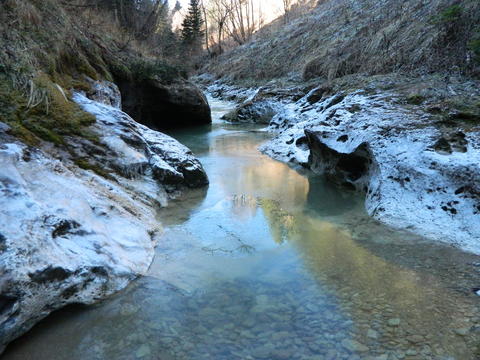 Верхний каньон реки Курджипс, плато Лаго-Наки, фото ноябрь 2018г.